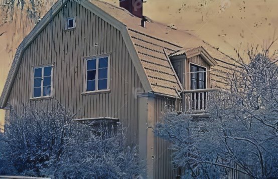 Huset på Tegelgatan i Uppsala som vi flyttade in i