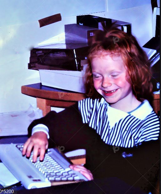 1984: Kristina lär doktorer att arbeta med dator