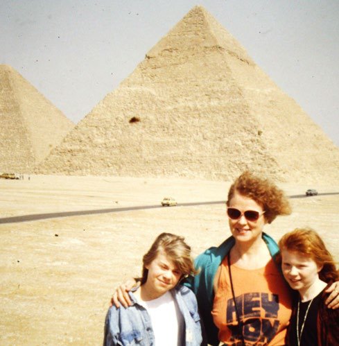 1989: Tur bland pyramider i Egypten