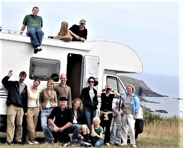 2003: Hela familjen till Normandie